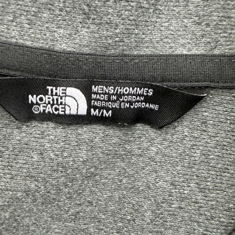 The North Face Quarter 1/4 Zip Pullover Mens M Medium Gray Heathered Active Top